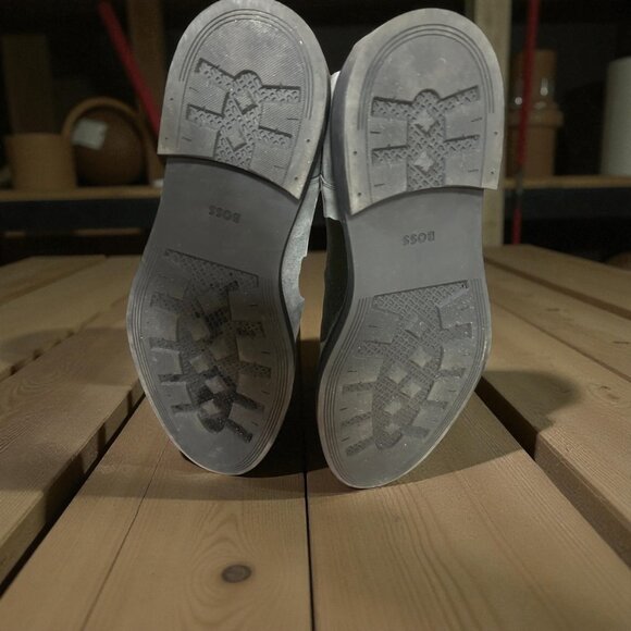 Boss Men's Calev Pull on Chelsea Boots Gray - Picture 2 of 6